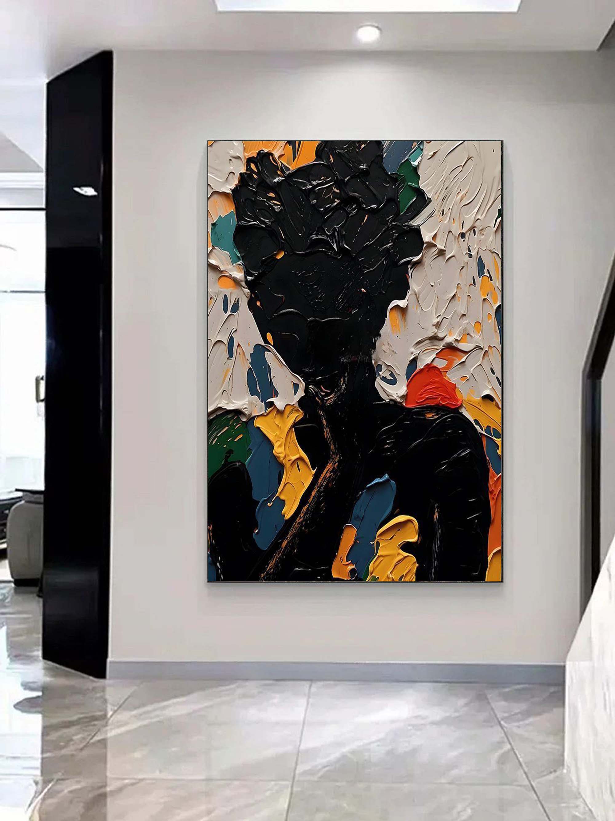 Maya Arte Mural de Figuras Coloridas - Letslighting