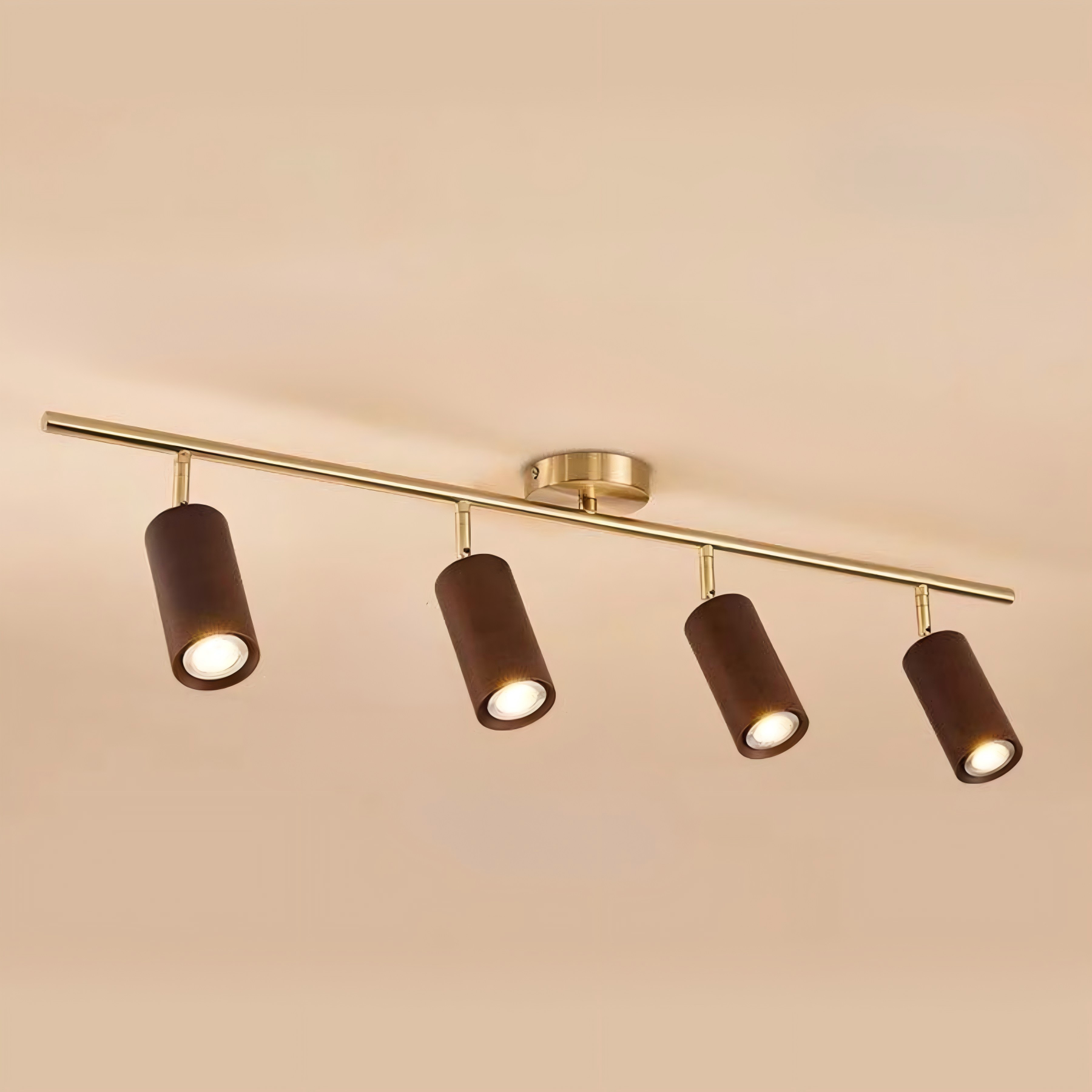Liora Luz de riel LED de madera