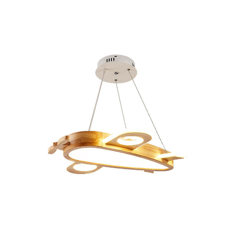 Arisha Moderna Avión LED DIY Lámpara Colgante Madera