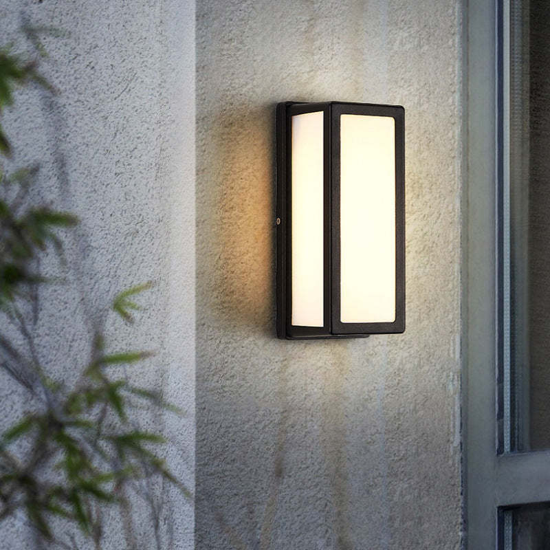 Ray Moderno Impermeable Rectangular Aplique de Pared