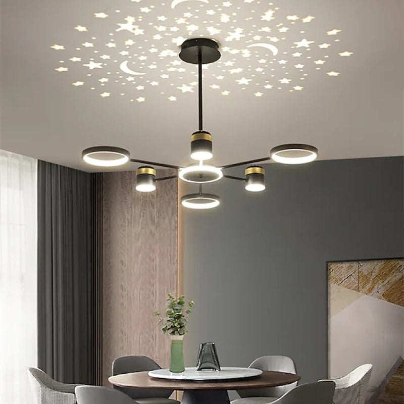 Arisha Moderna Minimalista Metal Lámpara Colgante Negra/Oro