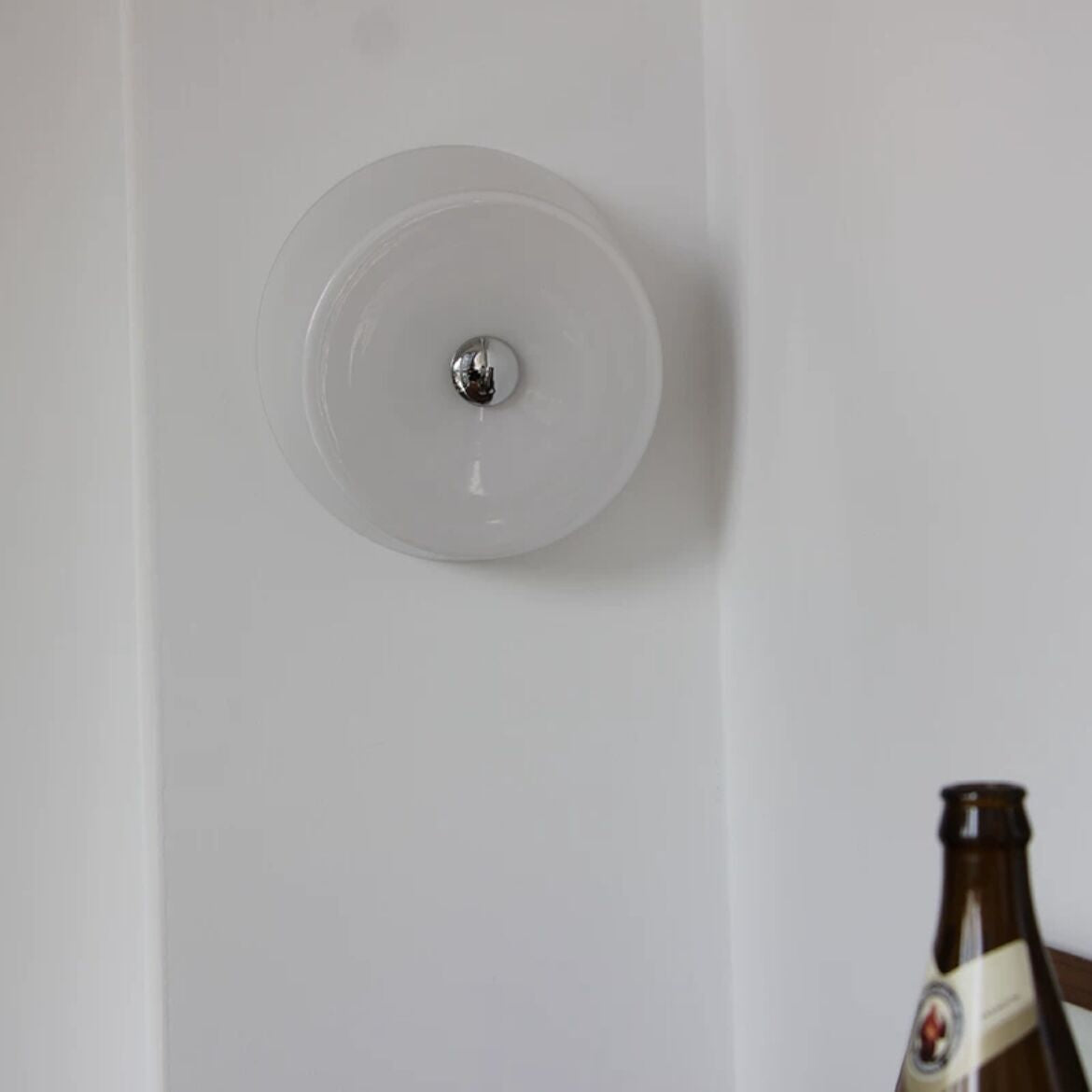 Ray Moderno Simple Irregular Aplique de Pared Metal Vidrio Comedor