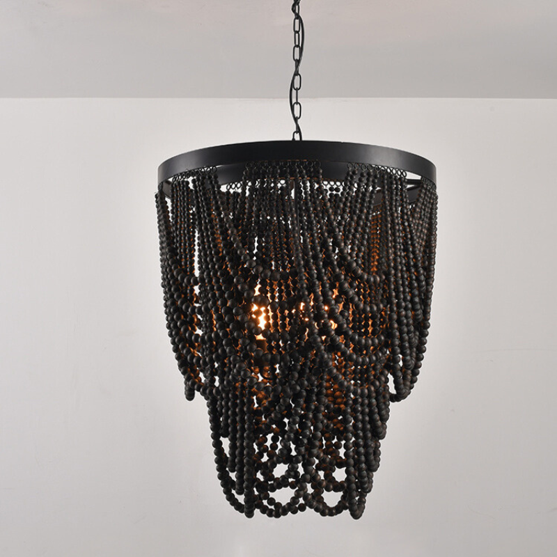 Silva Boho LED Madera/Metal Lámparas Colgantes