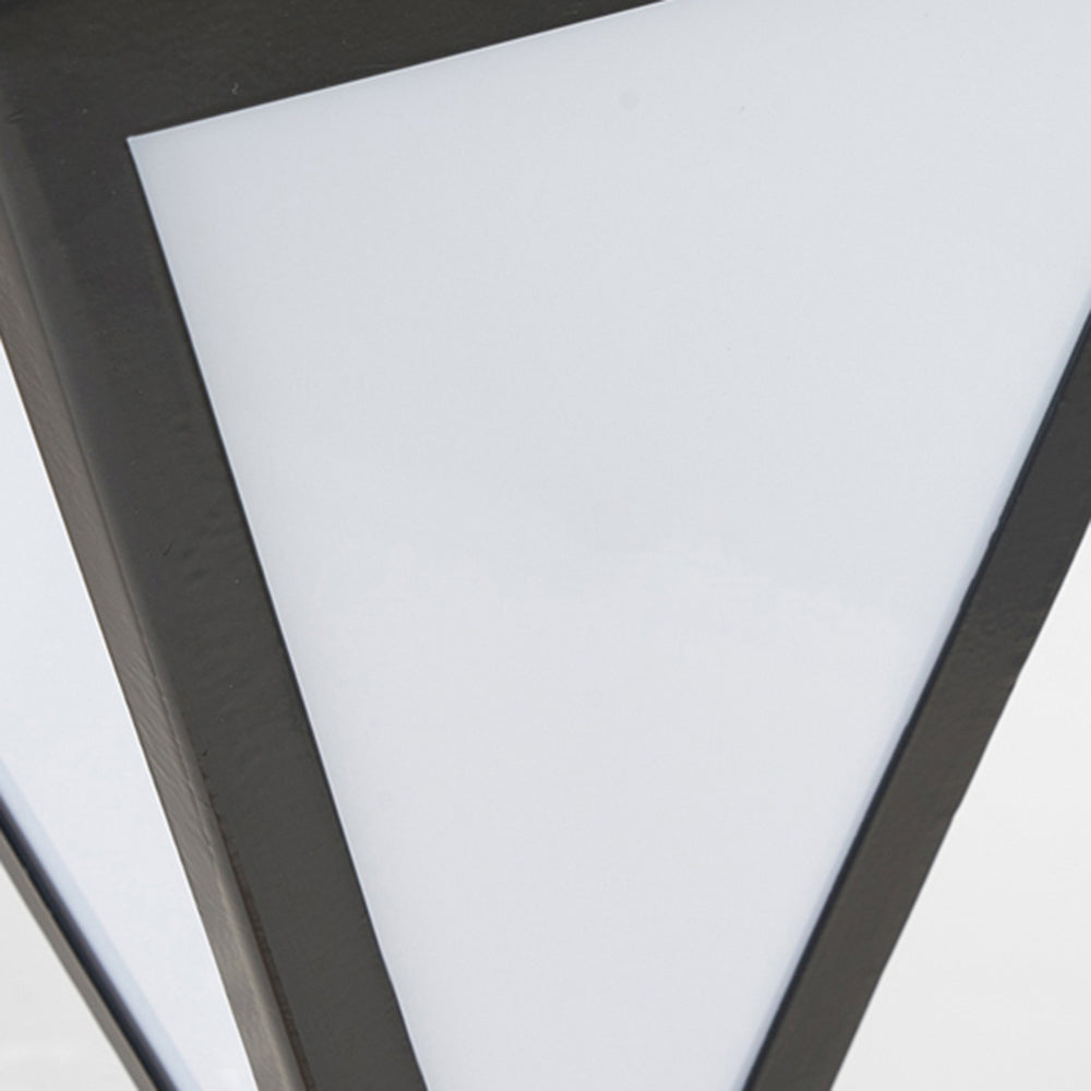Ray Moderna Cónica Metal Vidrio Solar Lámpara Exterior