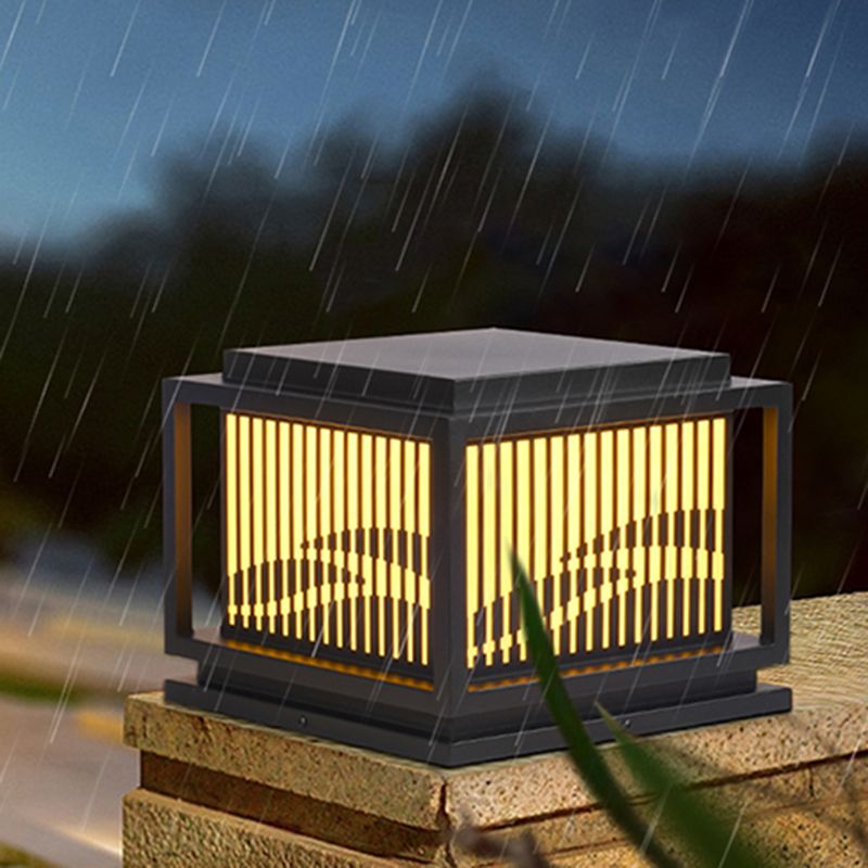 Ray Retro Lámpara Exterior LED Cubo Metal Patio Jardín