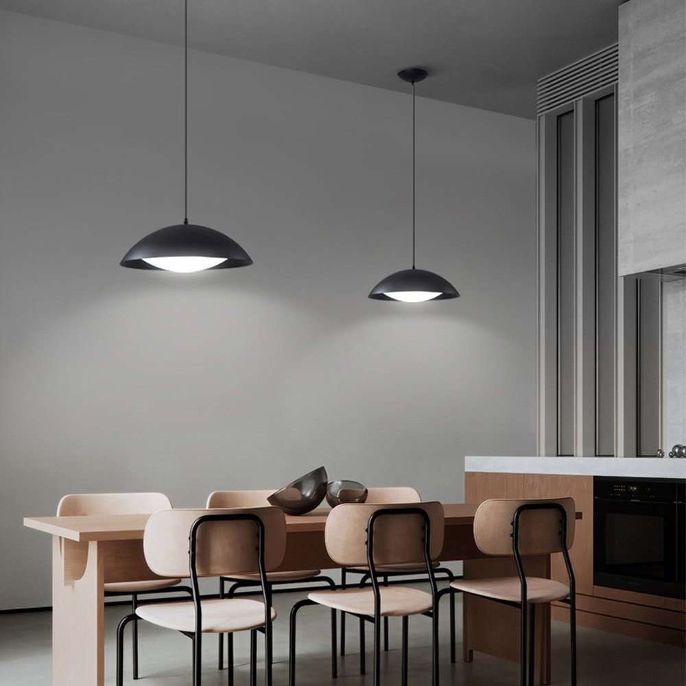 Valentina Moderno Minimalista Lámpara Colgante Metal Comedor