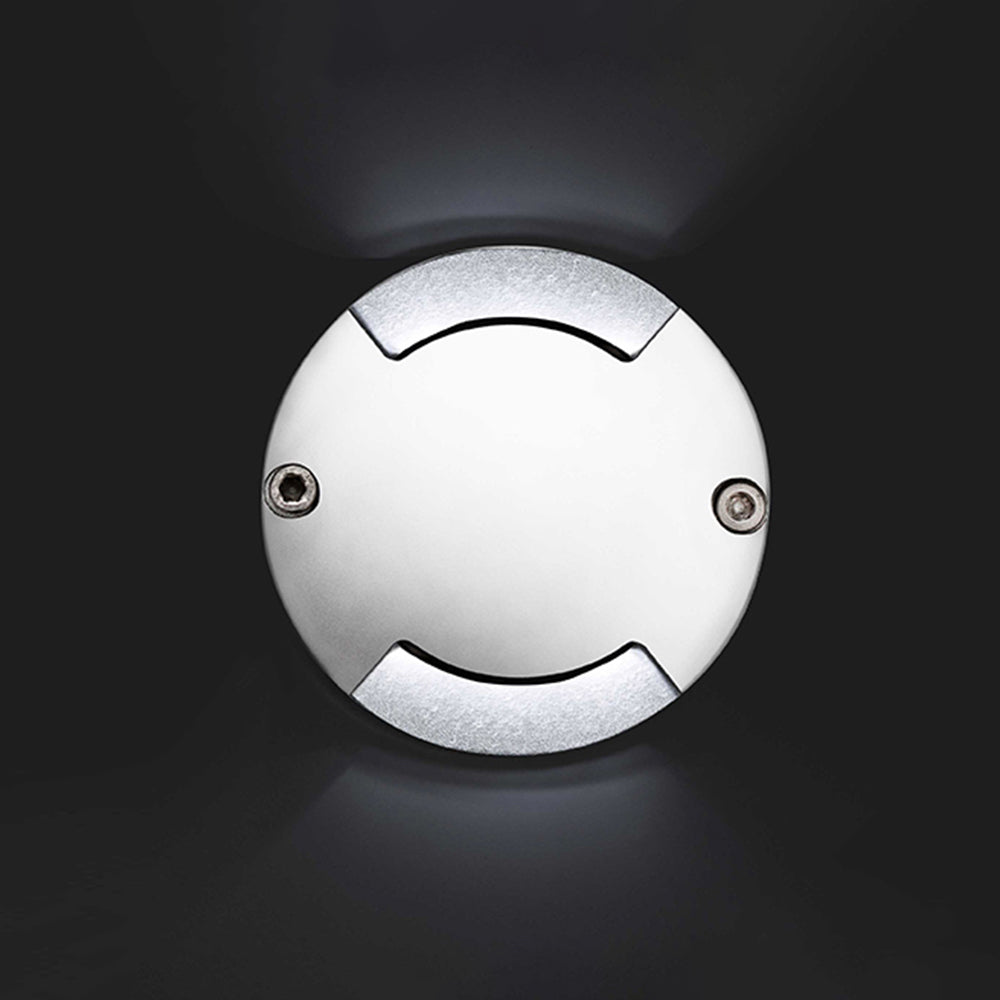 Ray Moderno Cilíndrico Metal Vidrio Lámpara Exterior Patio