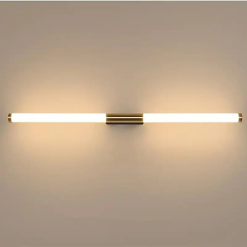 Arisha Minimalista Lineal Metal/Acrílico Aplique de Pared Blanco