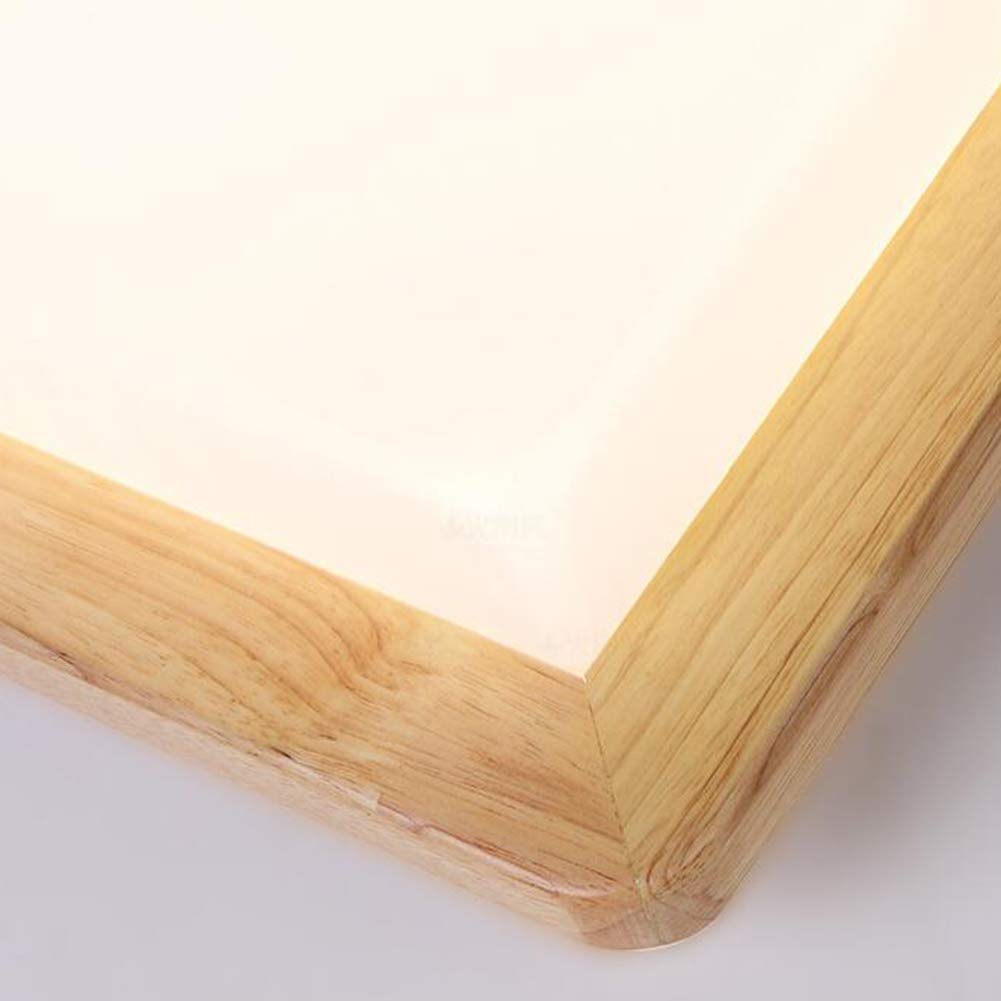 Muto Moderno Sencillo Plafón Lámpara de Techo Madera Acrílico Comedor