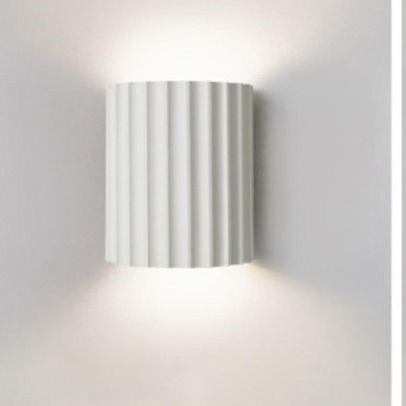 Ray Lámpara de Pared Postmoderna Semicilíndrica de Resina