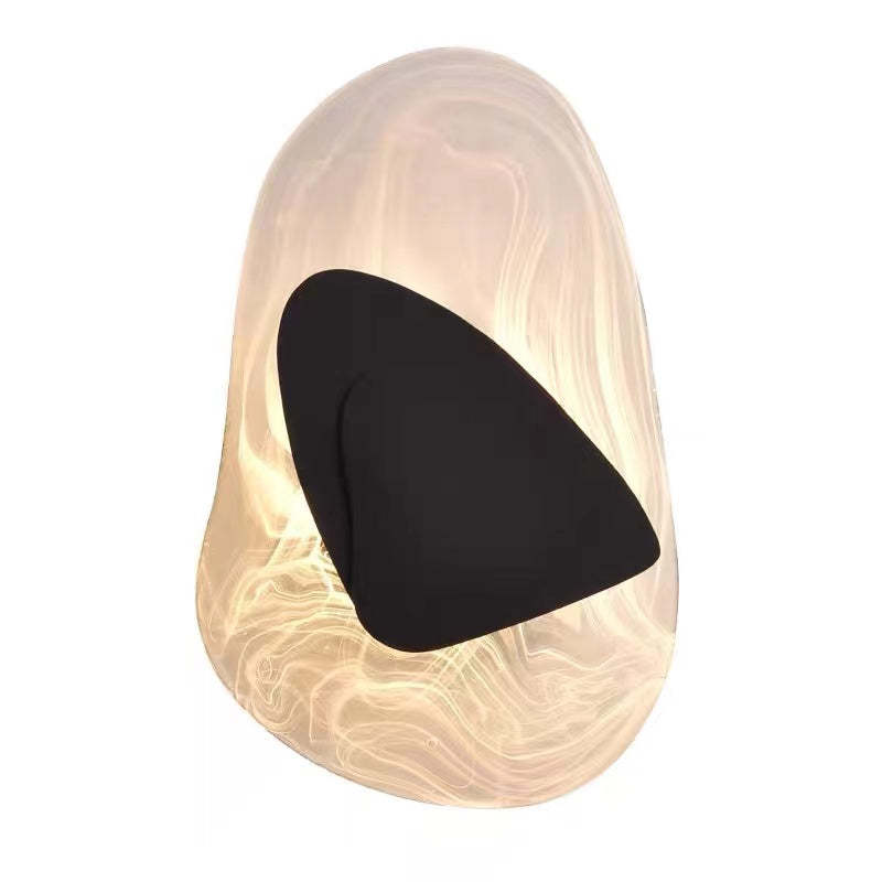 Arisha Moderno Nórdico Geométrico Acrílico Aplique de Pared Negro/Dorado