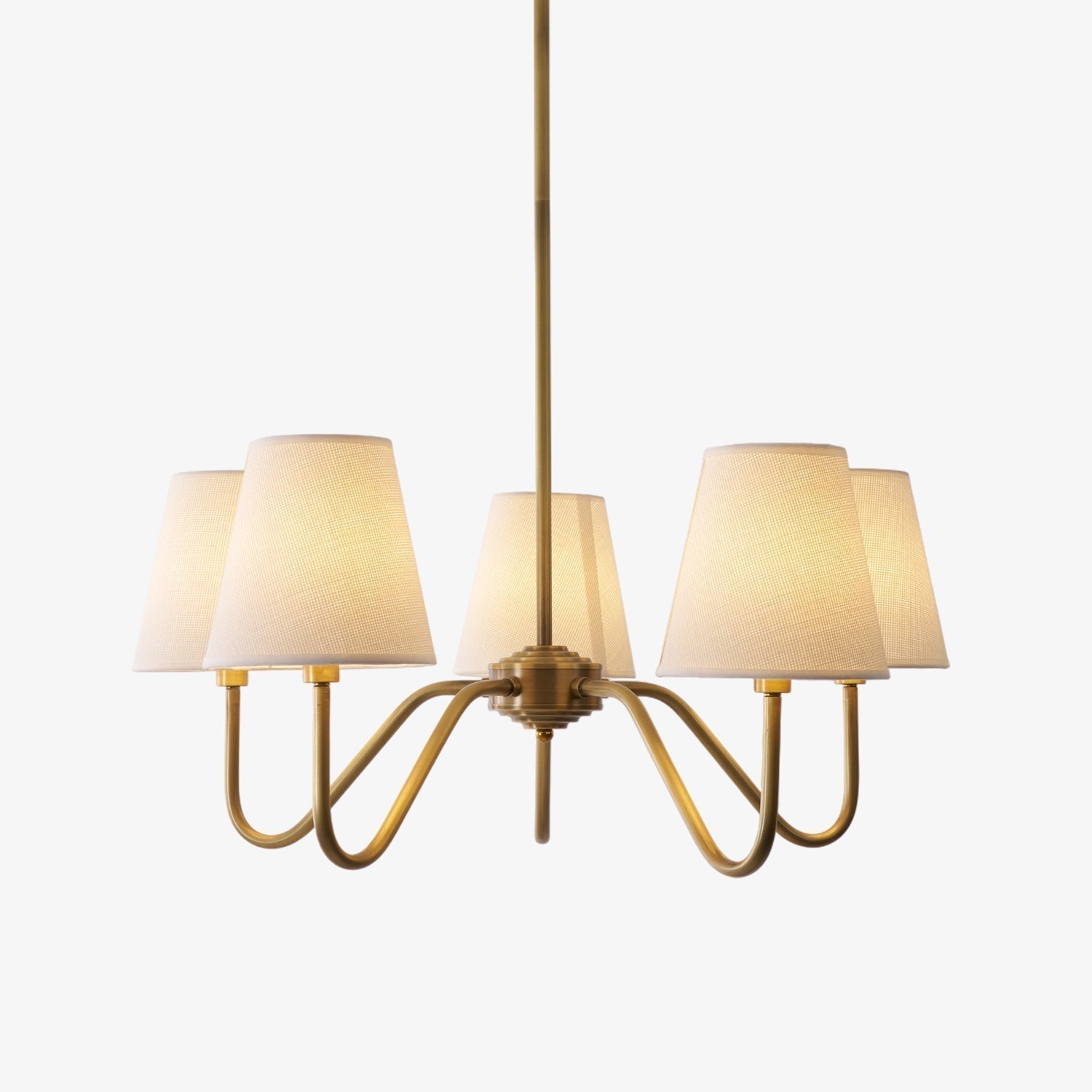 Opaluxe Brass Chandelier - Letslighting
