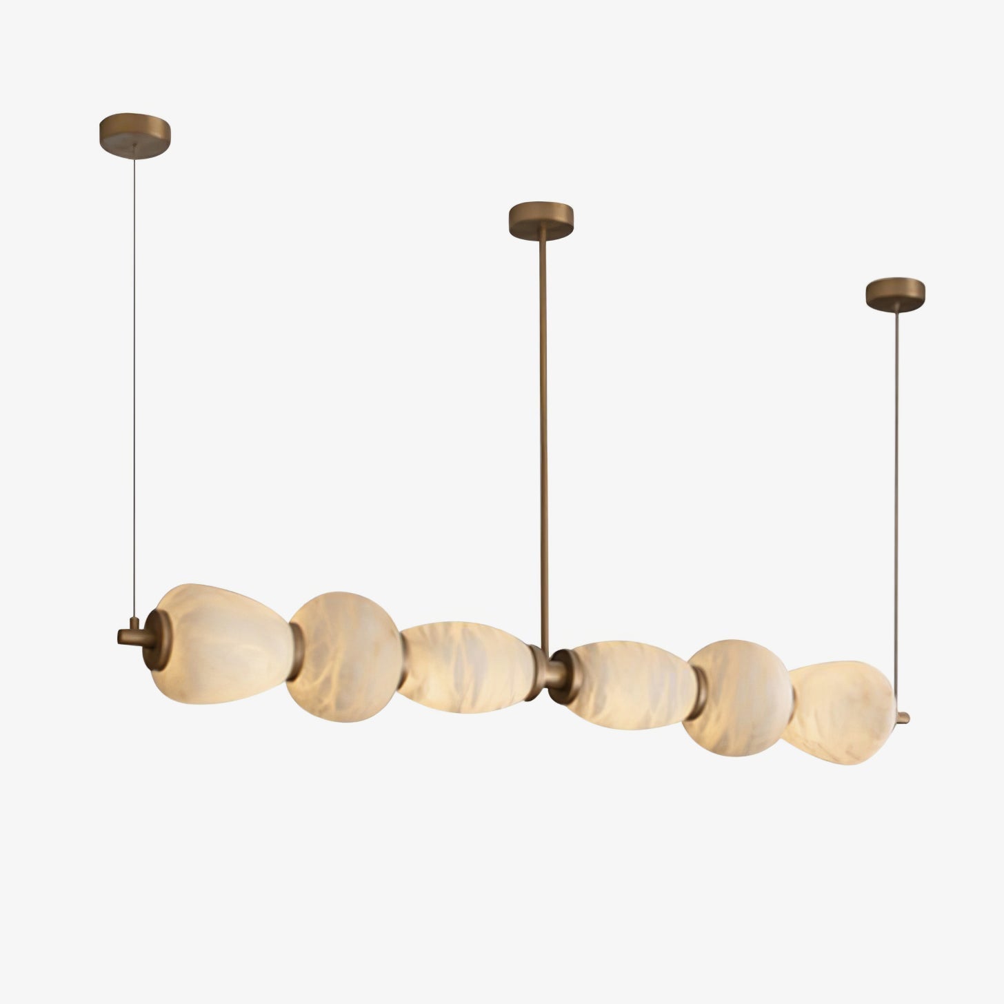 Cyrilla Alabaster Linear Pendant Light - Letslighting
