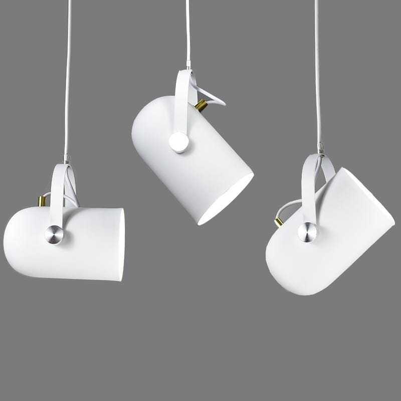 Valentina Moderna Industrial Geométrica Metal Lámpara Colgante Multicolor