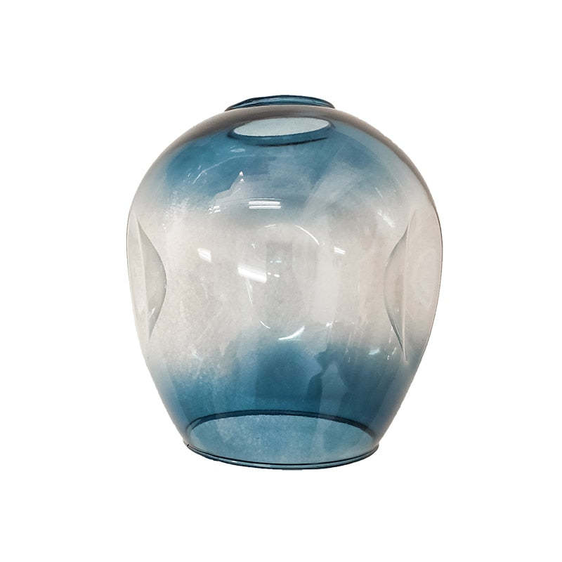 Valentina Morderna Vidrio/Metal LED Lámpara Colgante Dorada