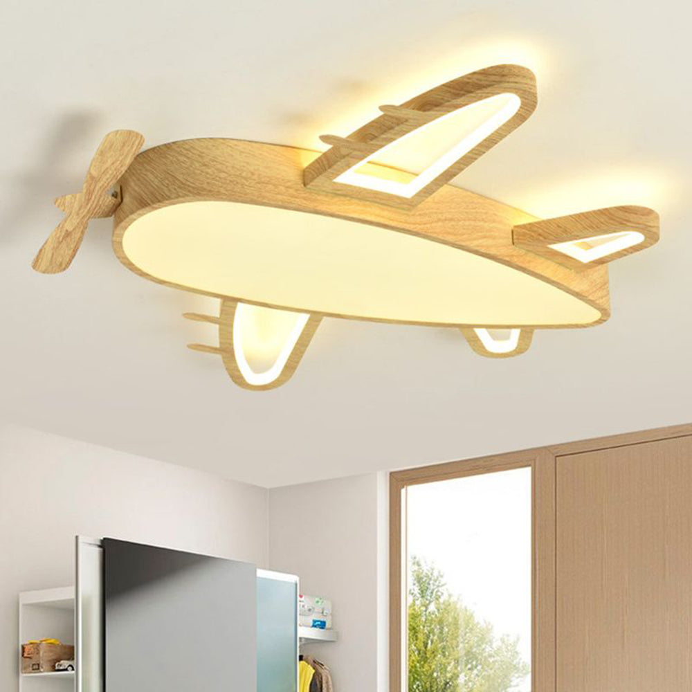 Arisha Moderna Avión Madera/Acrílico Lámpara de Techo Madera