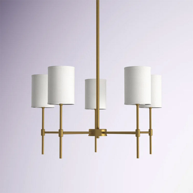 Silva Moderna LED Metal/Tejido Lámpara Colgante Dormitorio/Salón