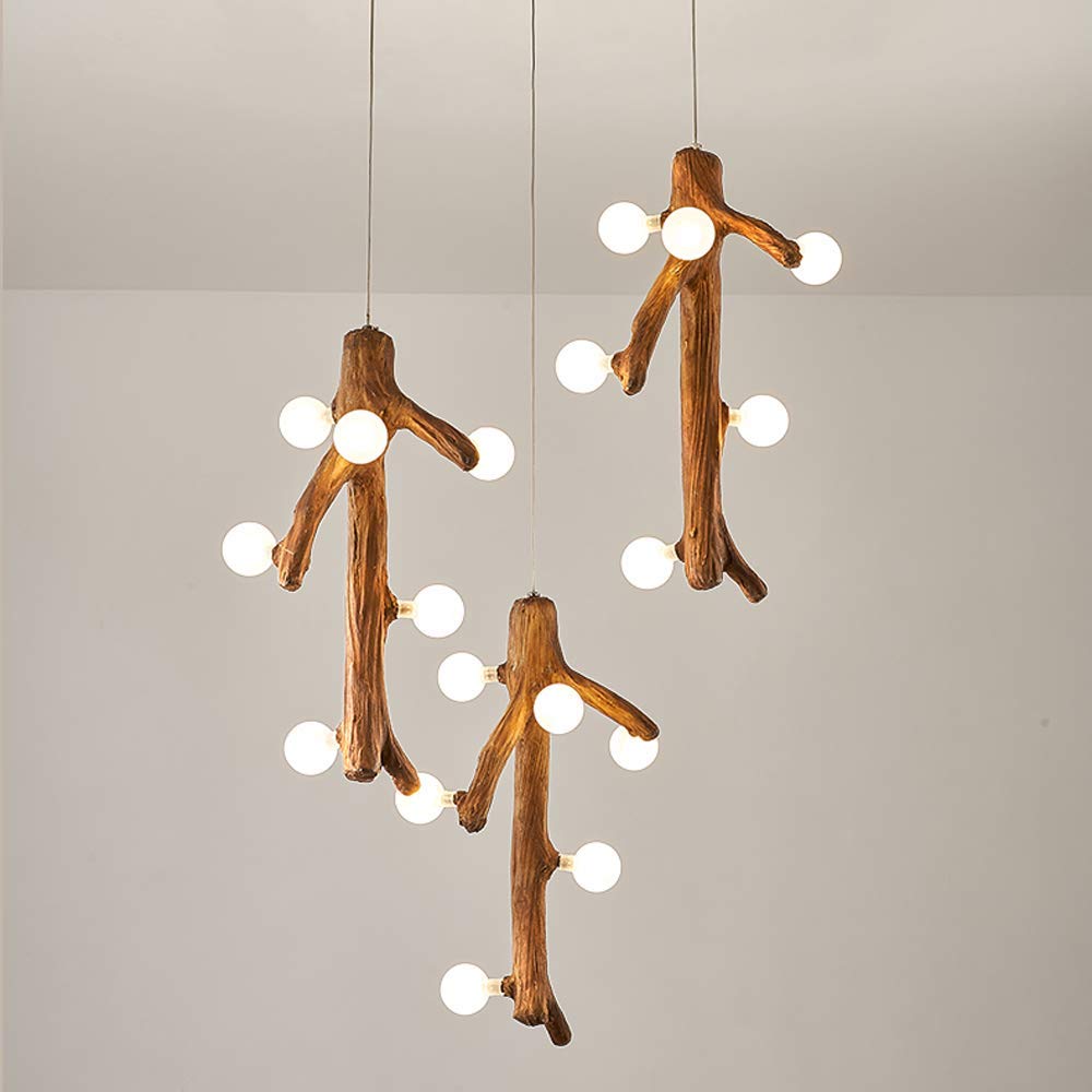 Epoch Nórdico LED Lámparas de Araña Madera Salón/Comedor/Dormitorio