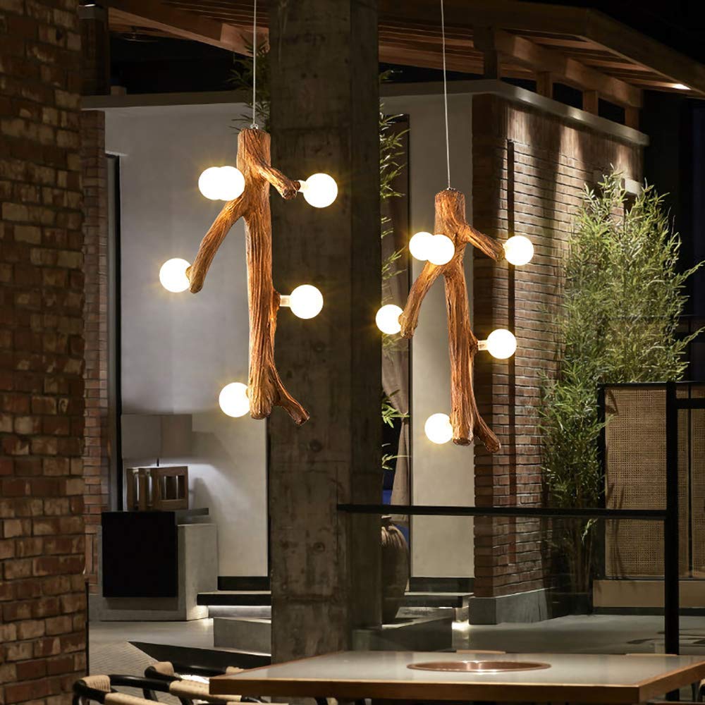 Epoch Nórdico LED Lámparas de Araña Madera Salón/Comedor/Dormitorio
