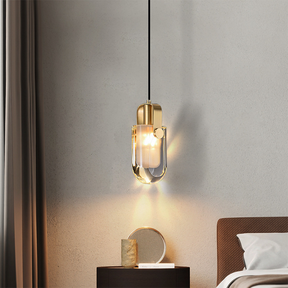 Kristy Clásico Lineal Lámpara Colgante Cristal Comedor Salón