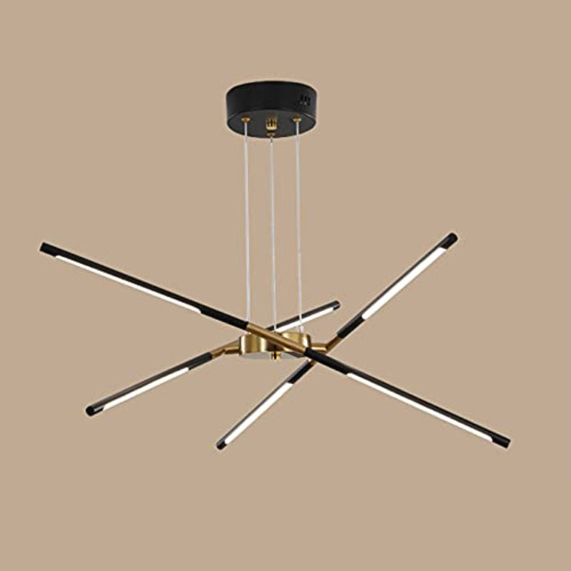 Arisha Moderna Lineal LED Lámpara Colgante Dorada /Negra