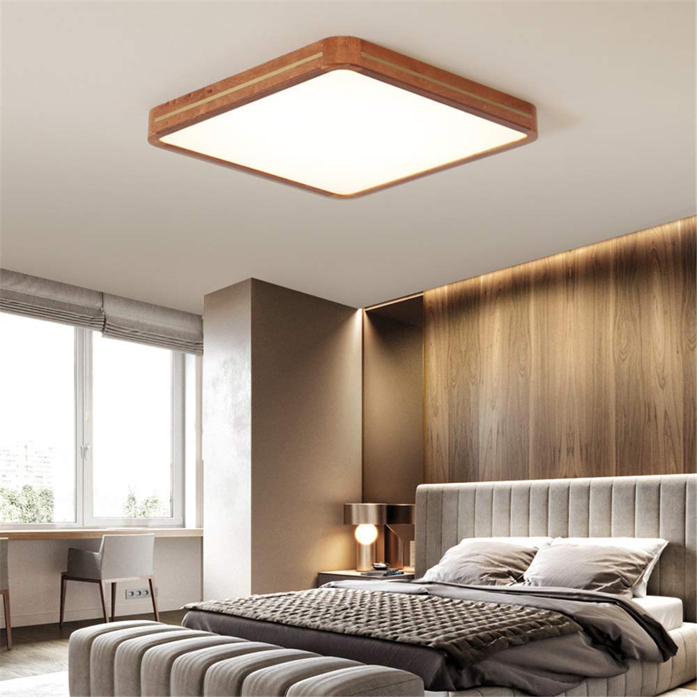 Muto Moderno Plafón Nuez Metal/Acrílico Dormitorio/Salón
