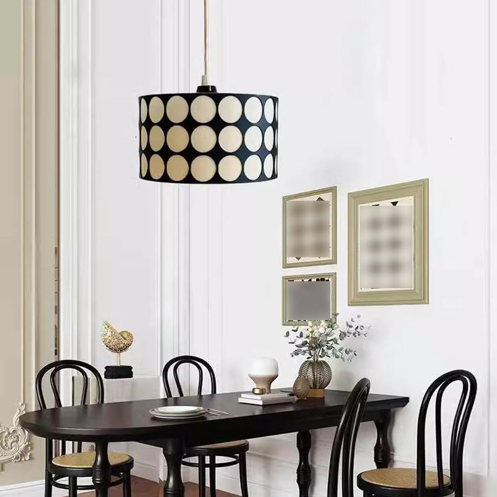 Valentina Redondo Retro LED Lámpara Colgante Metal/Tejido Salón
