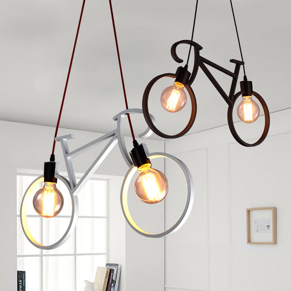Arisha Moderno Forma de Bicicleta Lámpara colgante Metal Habitación Infantil
