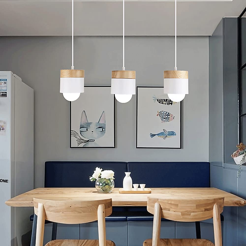 Valentina Nórdica Cilíndrica Metal LED Lámpara Colgante Gris/Blanca/Amarilla