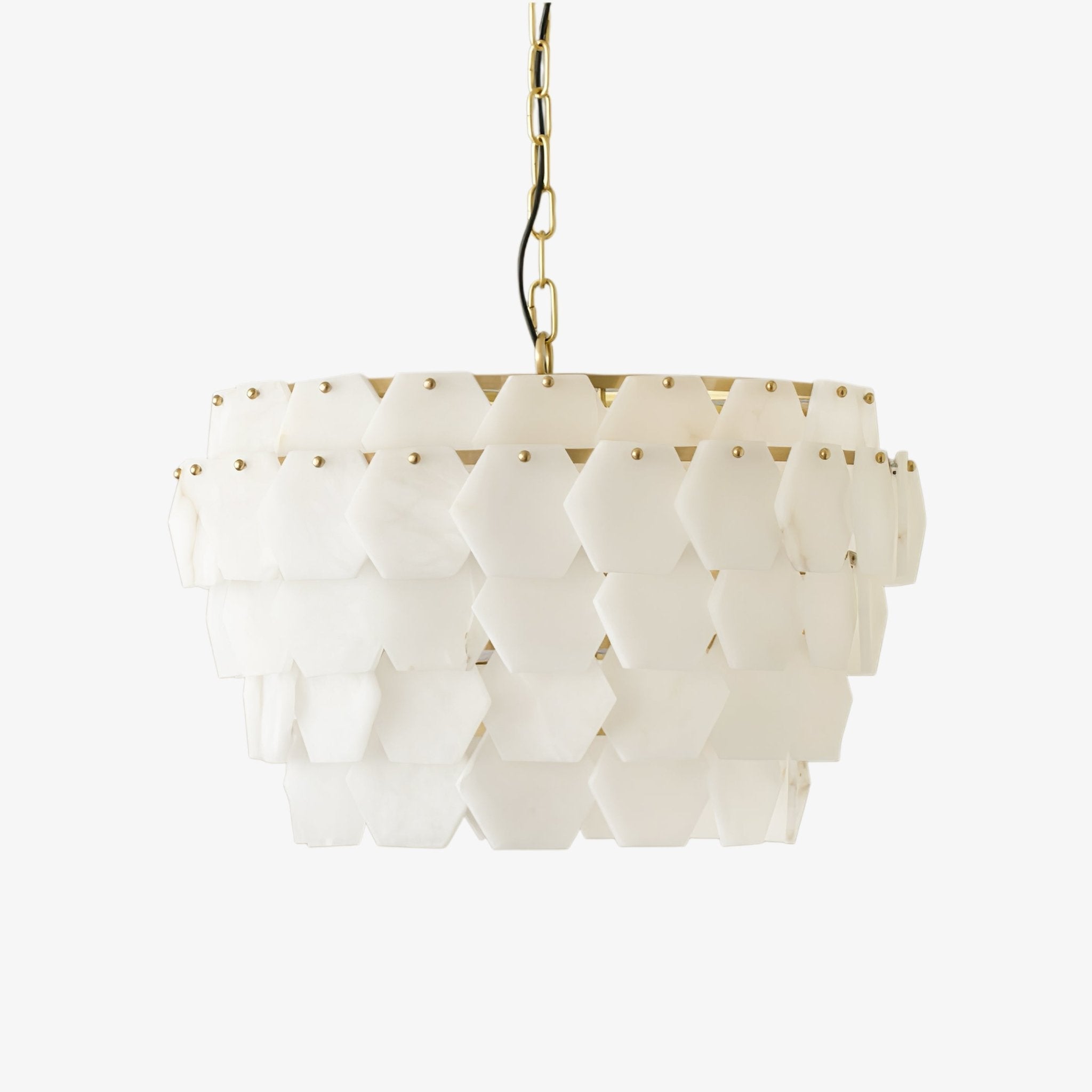 Evenaris Honeycomb Alabaster Chandelier - Letslighting