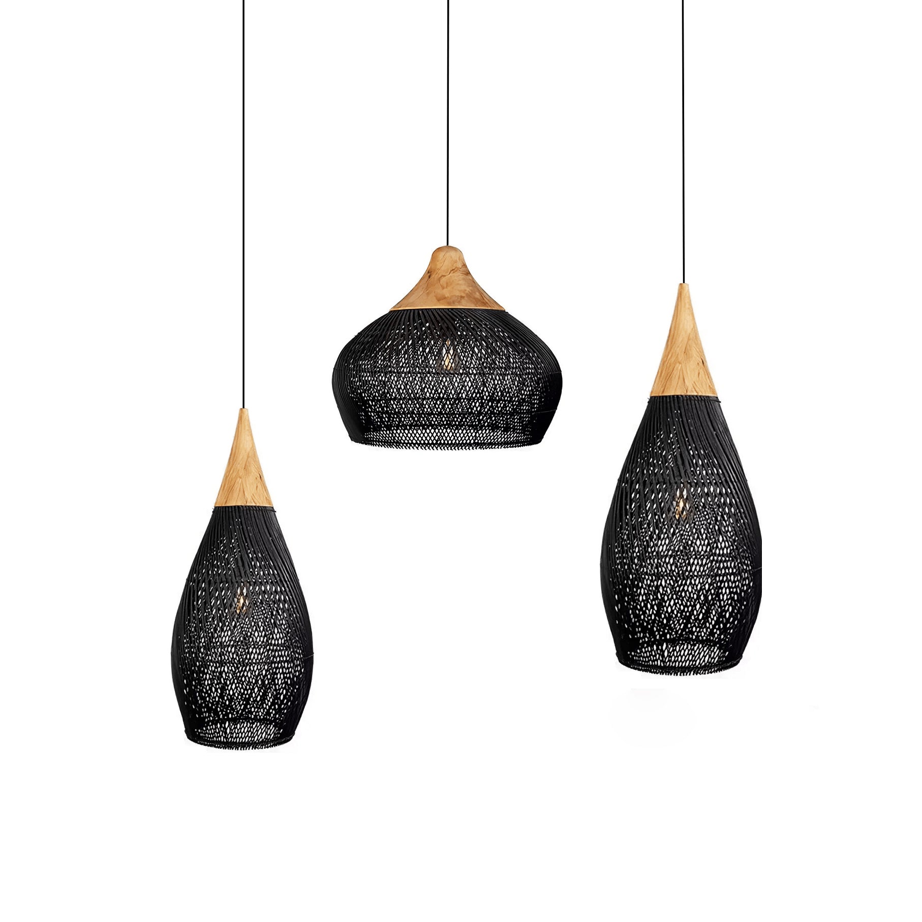 Braided Rattan Pendant Lamp - Letslighting