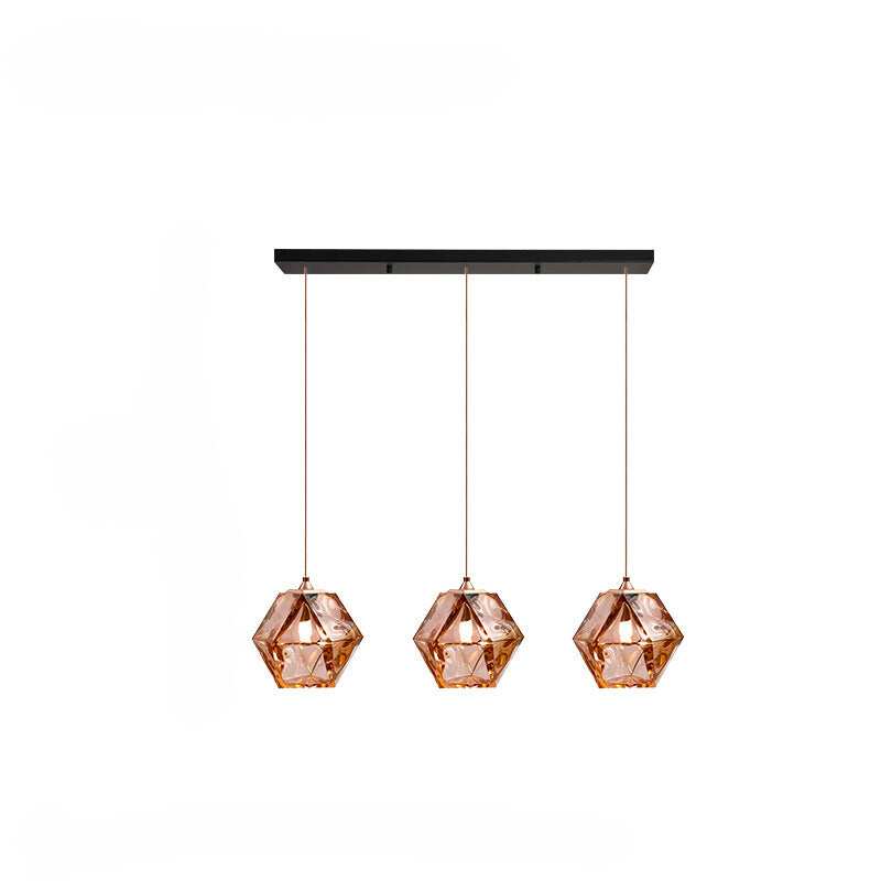 Valentina Poliedro LED Lámpara Colgante Metal/Vidrio Dormitorio/Cocina