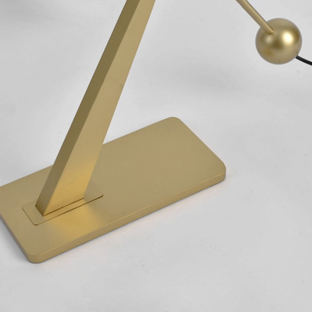 Mira Moderna Minimalista Lineal Metal Lámpara de Pie Dorada