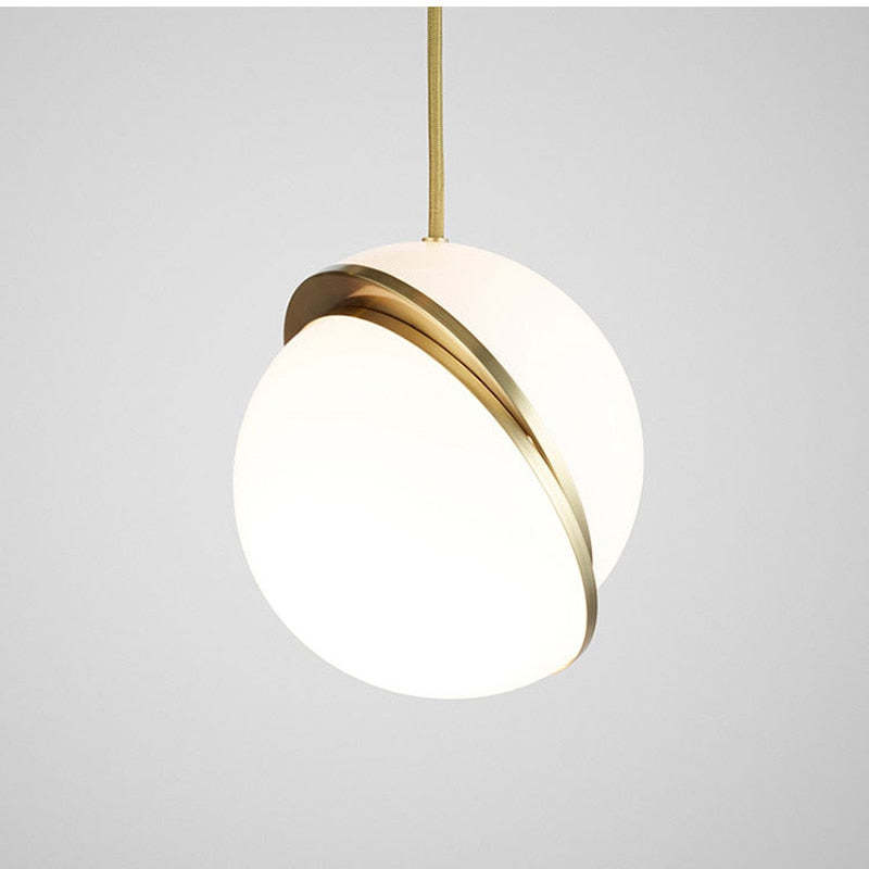 Arisha Moderna Bola LED Metal/Acrylic Lámpara Colgante Blanca