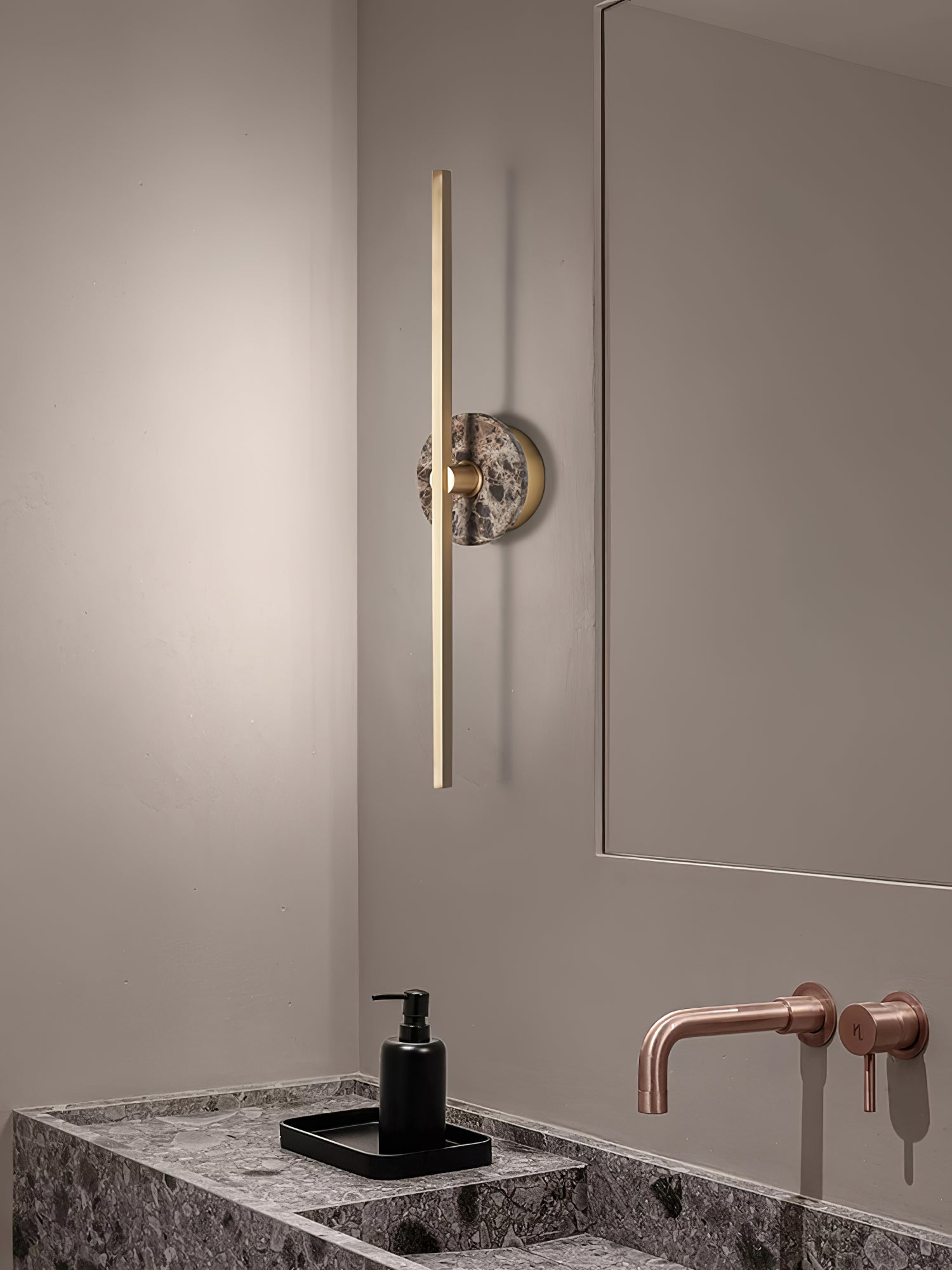 Elmarir Linear Alabaster Wall Light - Letslighting