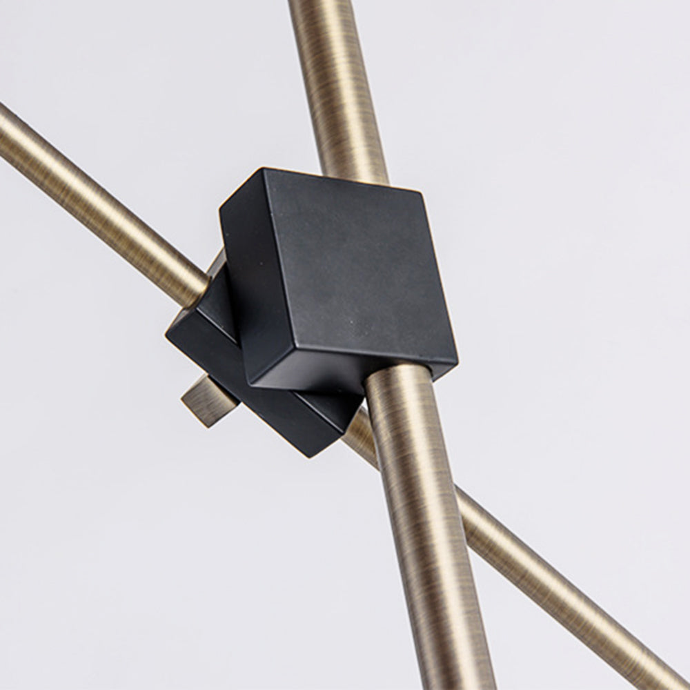 Mira Moderna Minimalista Metal Lámpara de Pie Dorada