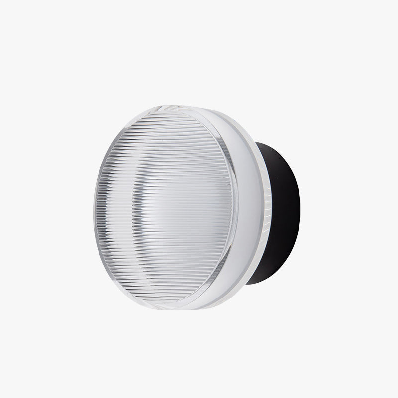 Arisha Moderno Pequeño Tazón Metal Aplique de Pared Negro/Dorado
