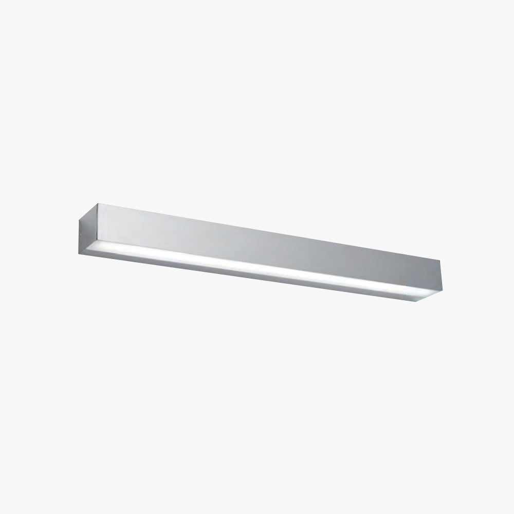 Arisha Minimalita Rectangular LED Metal Aplique de Pared, Blanco