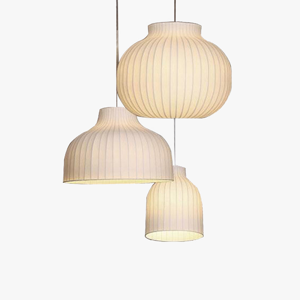 Ritta Moderna Minimalista Metal/Tela Lámpara Colgante Blanca
