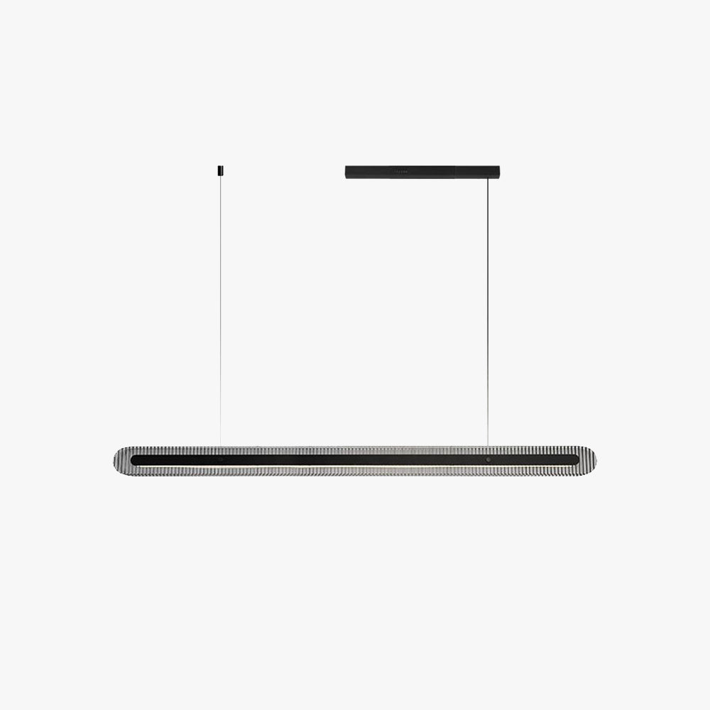 Arisha Moderna Minimalista Nórdica Lineal Metal/Acrílico Lámpara Colgante Negra