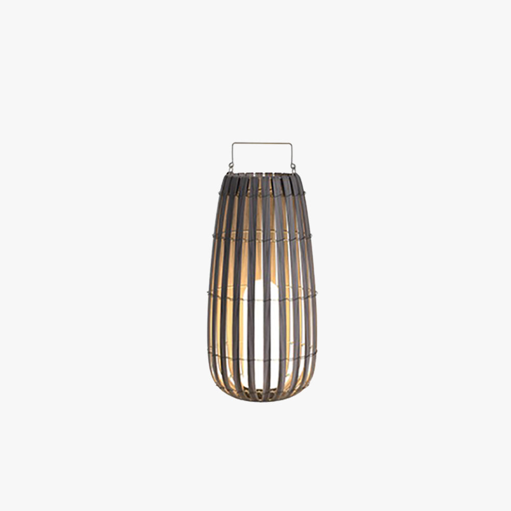 Ray Moderno Metal Solar Cable Lámpara De Pie Exterior