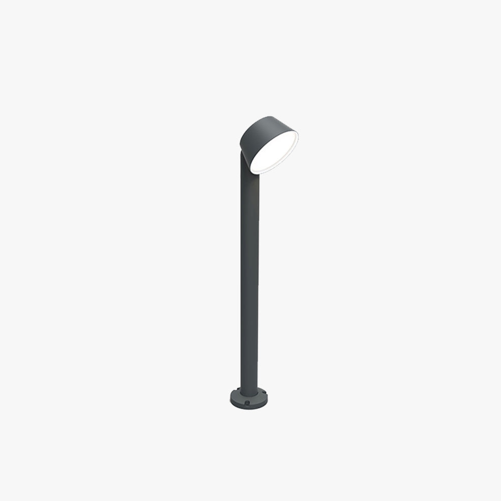 Ray Lámpara De Pie Exterior Moderna Cilíndrica Metal Patio