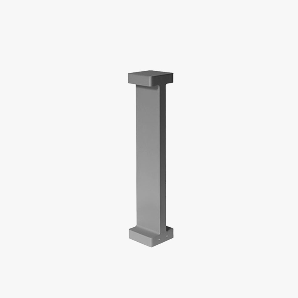 Ray Moderna Lámpara de Pie Exterior Metal Vidrio Patio