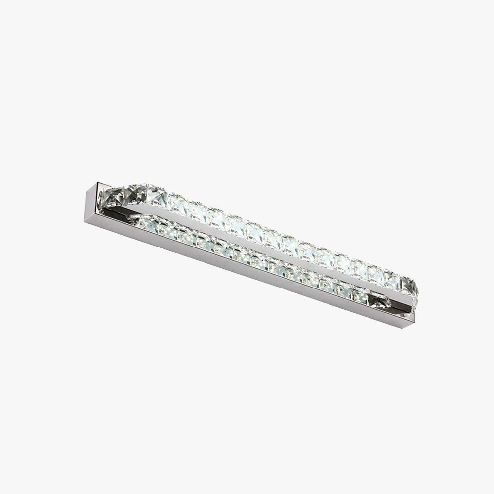 Kristy Moderno Metal/Cristal LED Aplique de Pared Plata/Oro