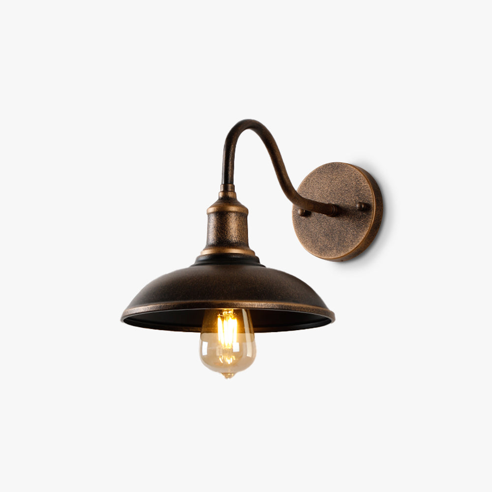 Ray Aplique de Pared Vintage Cúpula LED Bronce