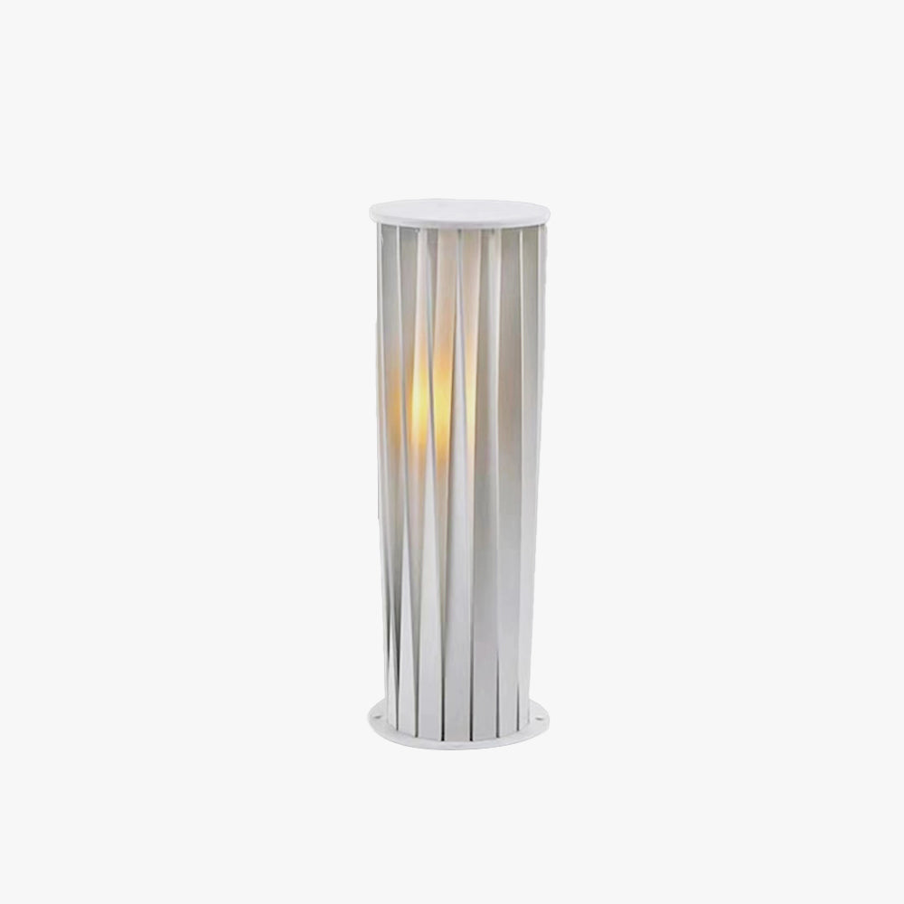 Ray Diseño Cilindro Solar Metal Cable Lámpara Exterior