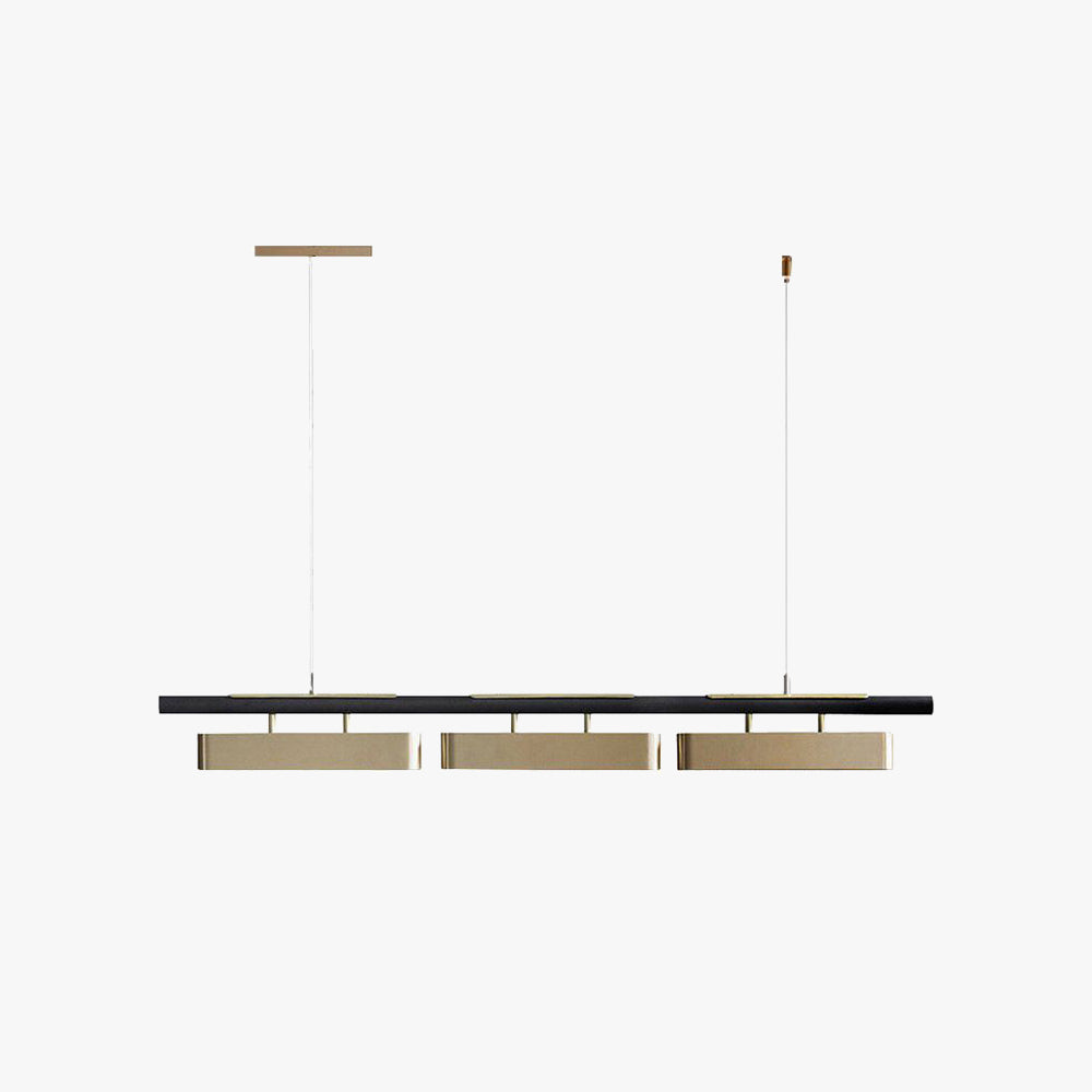 Arisha Minimalista Rectangular Metal Lámpara Colgante