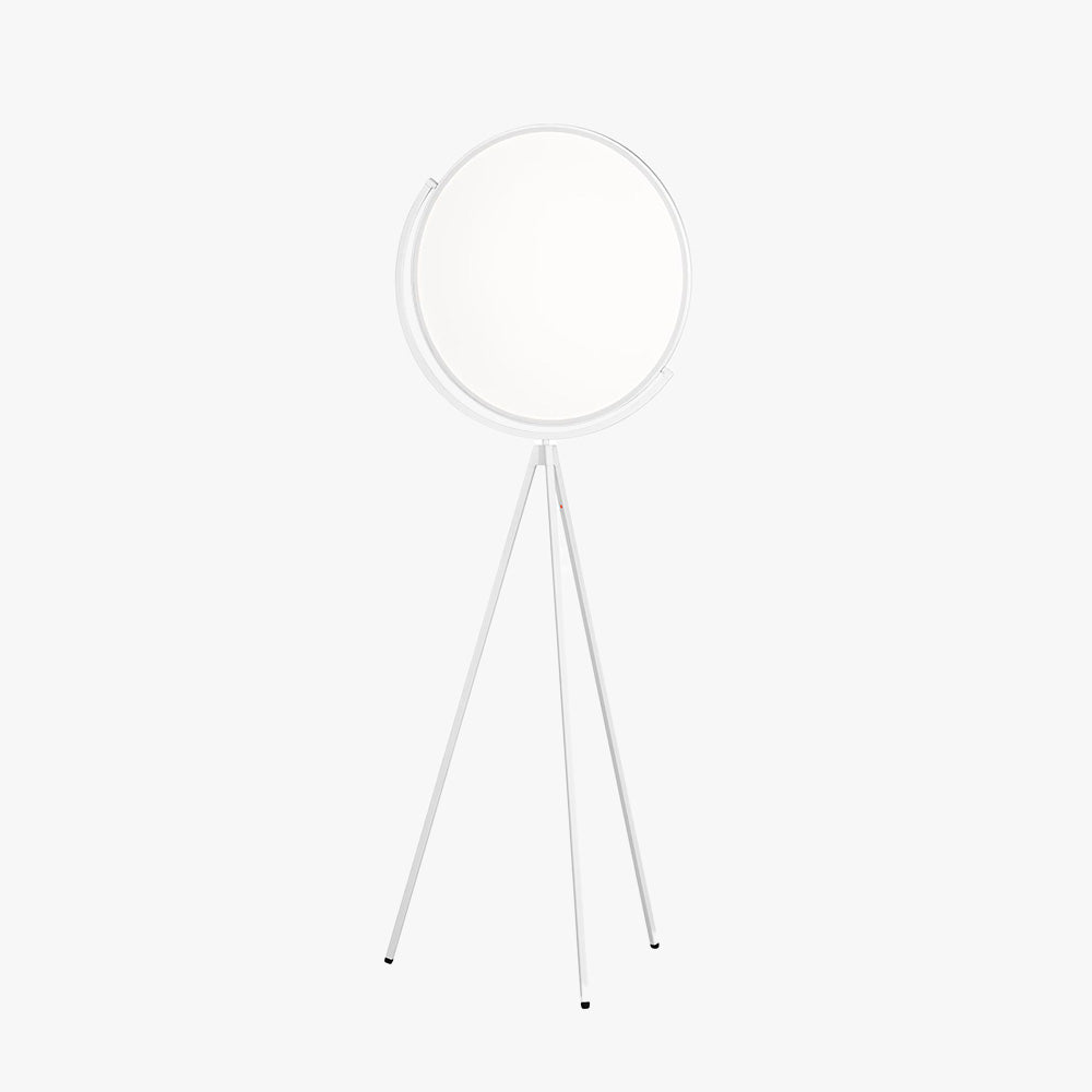Mira Moderna Simple Bola Metal Lámpara de Pie Blanca/Negra