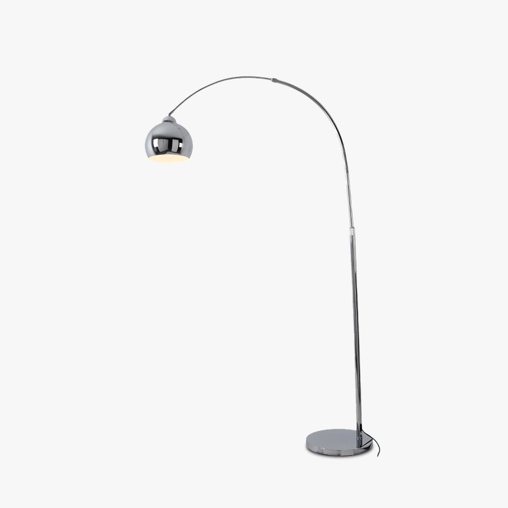 Mira Moderna Simple Metal Lámpara de Pie Plata