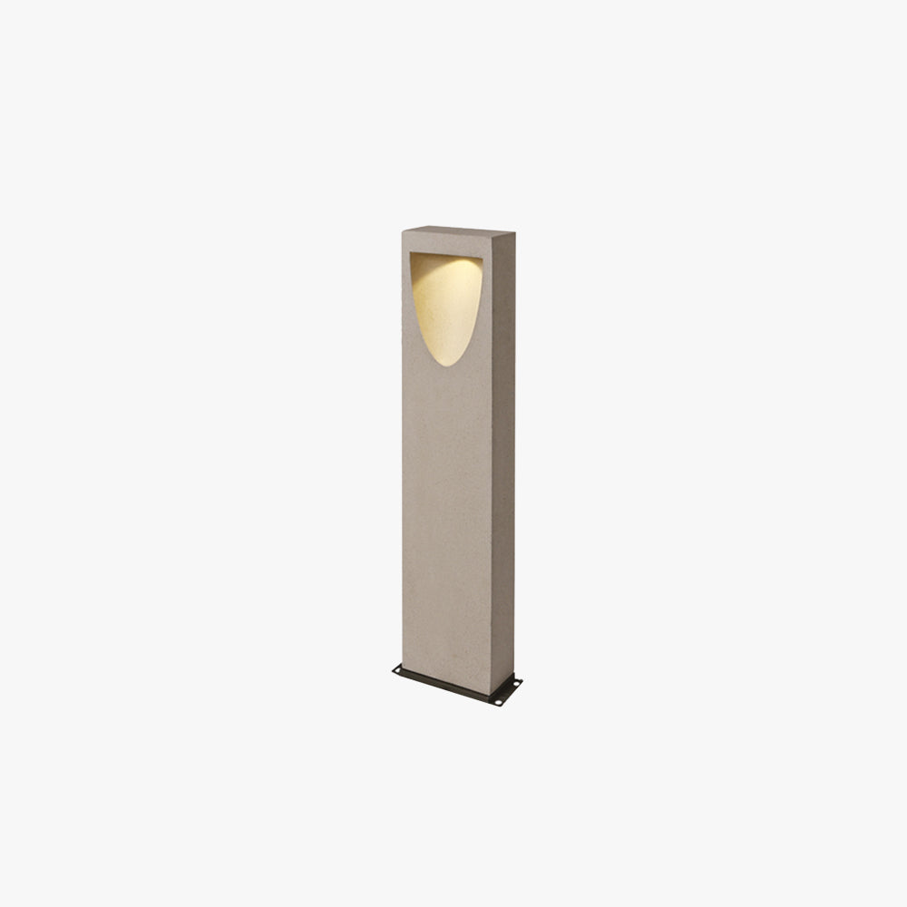 Ray Moderna Lámpara de Pie Exterior Metal Patio Jardín